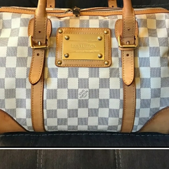 Louis Vuitton Damier Berkeley Azure Satchel Bag - Picture 5 of 7
